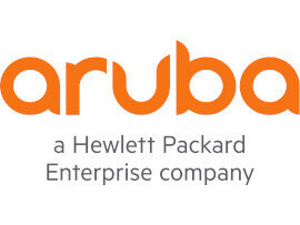 The logo for Aruba
