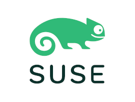 The logo for SUSE
